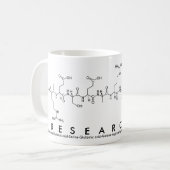 Tasse de mot de peptide de chercheur (Devant gauche)
