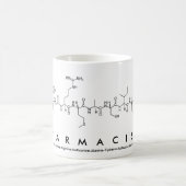 Tasse de mot de peptide de pharmacien (Centre)