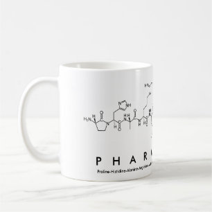 Tasse de mot de peptide de pharmacien