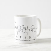 Tasse de mot de peptide de scientifique (Devant droit)