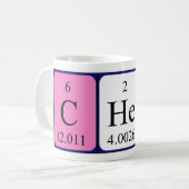 Tasse de mot de table périodique de chef (Devant gauche)