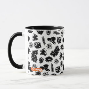 Tasse de motif de jeu de société