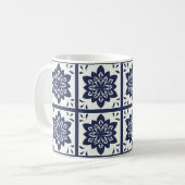 Tasse de motif de tuiles d'Azulejos de Portugais (Devant gauche)