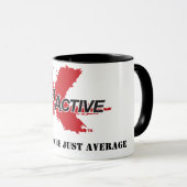 Tasse de motivation de matin d'ExtraHyperActive (Devant droit)