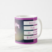 Tasse de motivation - lâchez mon rêve (Devant droit)