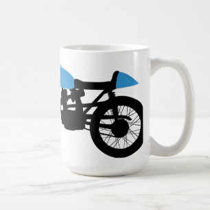 Tasse de moto de coureur de café