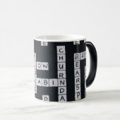 Tasse de mots croisé (Devant droit)