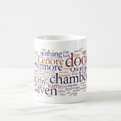 Tasse de mots d'Edgar Allan Poe Raven (Centre)
