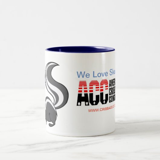 Tasse de mouffette du congrès de Cribbage (Centre)