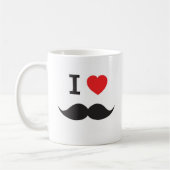 Tasse de moustache d'amour (Gauche)