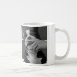Tasse de moustache de bouledogue français