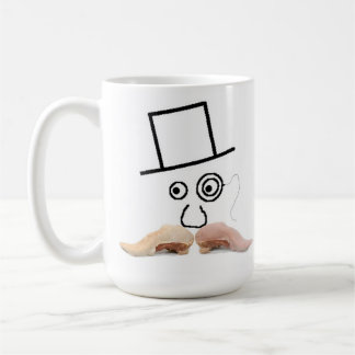 Tasse de moustache de viande