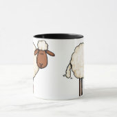 tasse de moutons blancs (Centre)