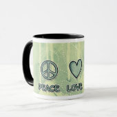 tasse de moutons d'amour de paix (Devant gauche)