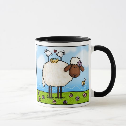 tasse de moutons de ressort (Droite)