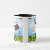 tasse de moutons de ressort (Centre)