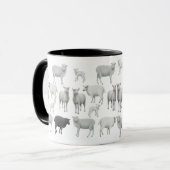 Tasse de moutons noirs (Devant gauche)
