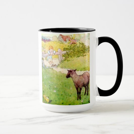 Tasse de moutons noirs de bêlement de bêlement (Droite)