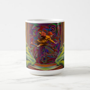 Tasse de mouvement regardant avec nostalgie