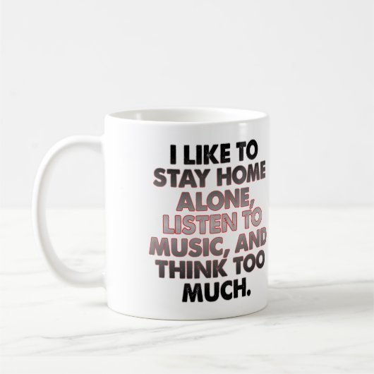 Tasse de Mug Drôle de Citation d'Introverti qui Pe (Gauche)