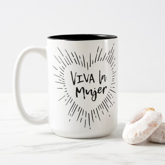 Tasse de Mujer de La de vivats (Avec donut)