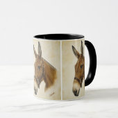 Tasse de mule dans le noir (Devant droit)