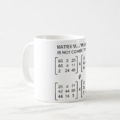 Tasse de multiplication de Matrix (Devant gauche)