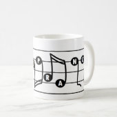 Tasse de musical de chanteur de soprano (Devant droit)
