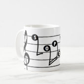 Tasse de musical de chanteur de soprano (Devant gauche)