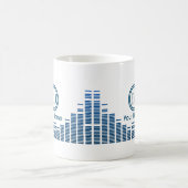 Tasse de musicien du DJ personnalisée (Centre)