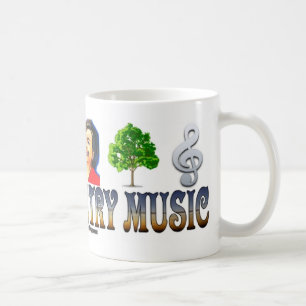 Tasse de MUSIQUE COUNTRY d'AMOUR de #0163 I