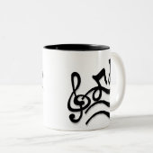 Tasse de musique de beau jour (Devant droit)