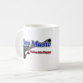 Tasse de musique de bleus (Devant gauche)