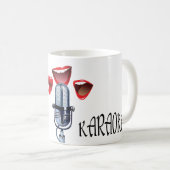 Tasse de musique de karaoke (Devant droit)