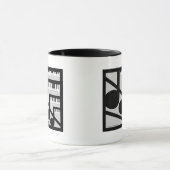 Tasse de musique de piano (Centre)