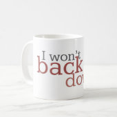 Tasse | de musique que je ne soutiendrai pas vers (Devant gauche)