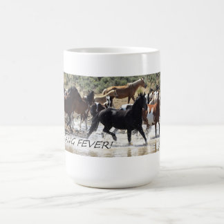 Tasse de mustang avec la bande de coucher du