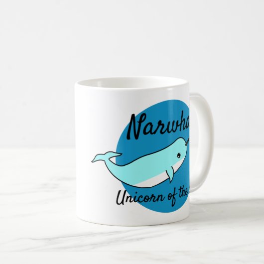 Tasse de Narwhal (Devant droit)