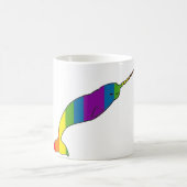 Tasse de Narwhal d'arc-en-ciel (Centre)