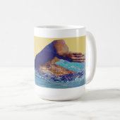 Tasse de natation de style libre de bannière (Devant droit)