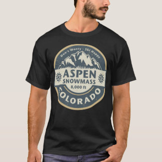 Tasse De Neige Aspen, T-Shirt Classique Colorado