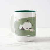 Tasse de nénuphar de panda de zen (Devant gauche)