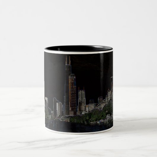 Tasse de néon de Sears Tower (Centre)