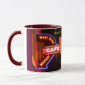 Tasse de néon de signe de café du marché (Gauche)