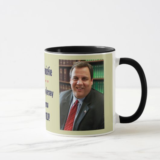 Tasse de New Jersey de Chris Christie aujourd'hui (Droite)