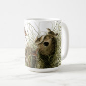 Tasse de nids d'animaux de faune d'oiseaux de (Devant droit)