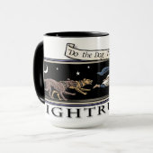 Tasse de Nightrunner "faites de chien chose" (Devant gauche)