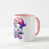 tasse de ninja licorne (Devant droit)