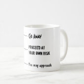 Tasse de niveau d'indicateur d'humeur de café (Devant droit)