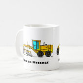 Tasse de niveleuse, cadeau d'opérateur d'équipemen (Devant gauche)